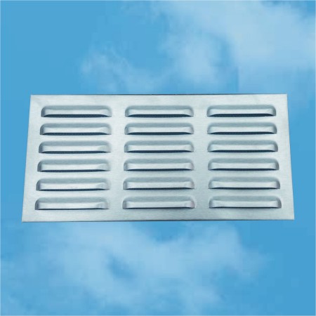 mřížka z nerezi vhodná na fasady 260x125 mm